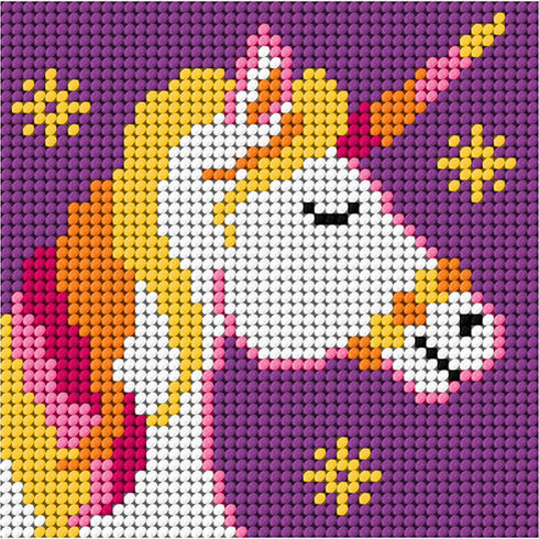 11cm x 11cm Unicorn Tapestry Kit