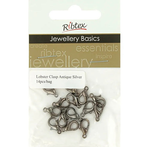 11mm Metal Alloy Lobster Clasp (available in 8 colours)