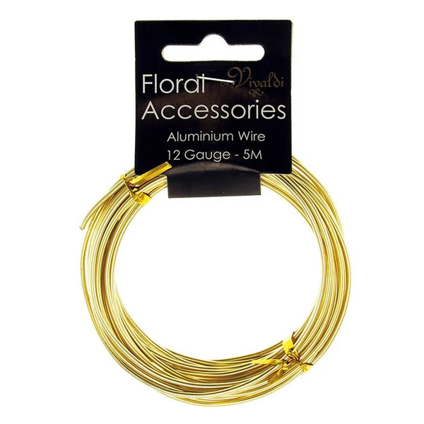 12 Gauge Aluminium Florist Wire (available in 4 colours)