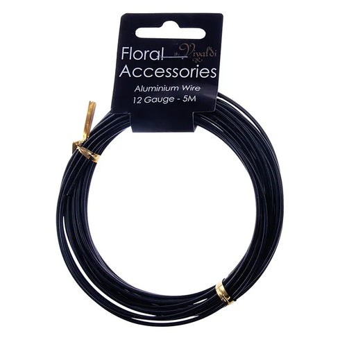12 Gauge Aluminium Florist Wire (available in 4 colours)