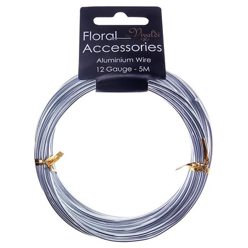 12 Gauge Aluminium Florist Wire (available in 4 colours)