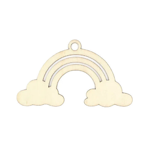 Rainbow Shape Wood Craft