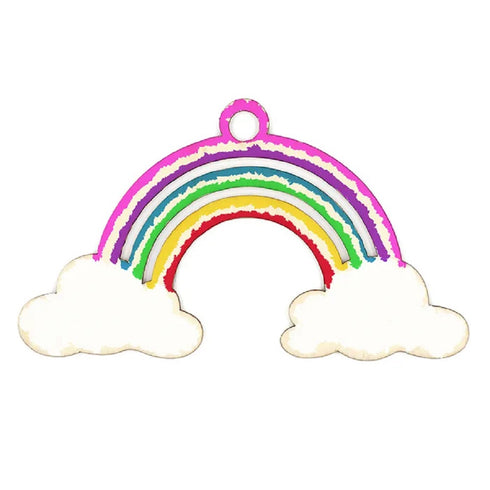Rainbow Shape Wood Craft