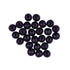 12mm Black Wooden Round Beads
