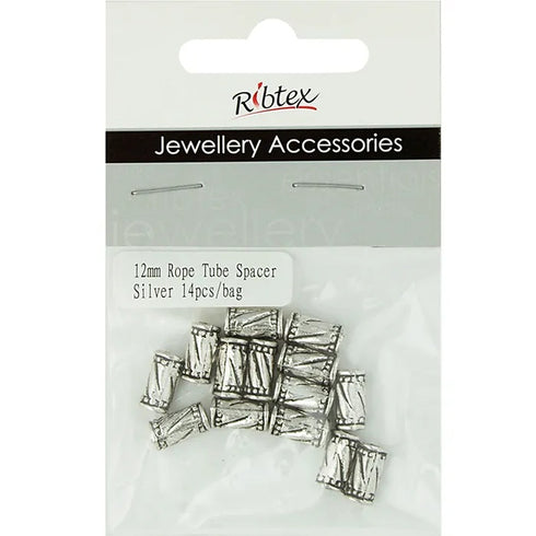 12mm Metal Alloy Rope Style Tube Spacers