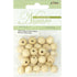 12mm Natural Wooden Round Beads