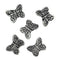 12mm x 14mm Metal Alloy Butterfly Spacers