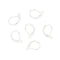 13mm Silver Colour Earring Hook with Lever Back