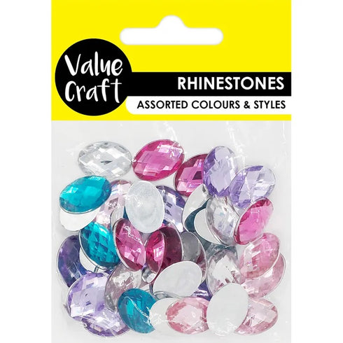 13x18mm Oval Shape Rhinestones