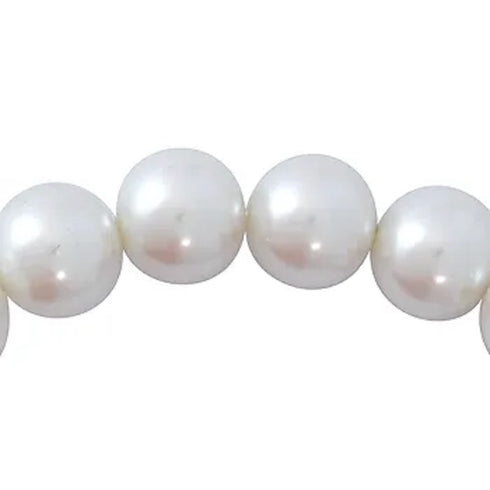 14mm Round Glass Pearl Beads (available in 4 colours)