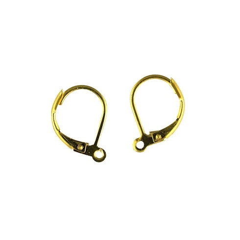 15mm Metal Alloy Earrings with Lever Back (available in 2 colours)