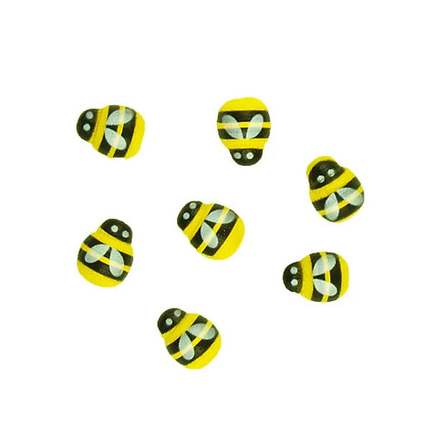 15mm Wooden Bees Embellishment