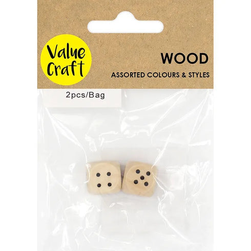 15mm Wooden Dices