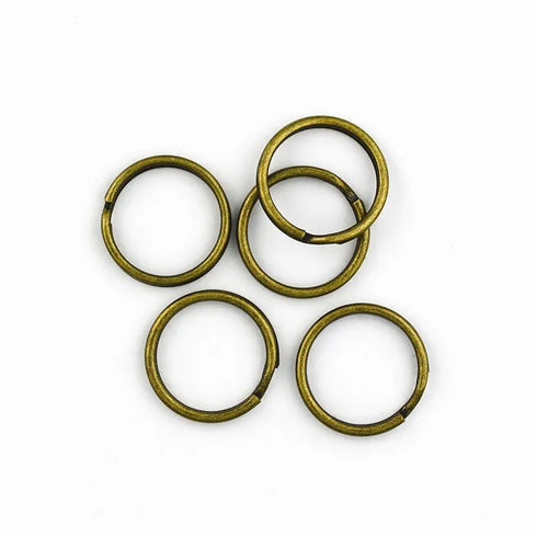 16mm Metal Alloy Split Rings (available in 2 colours)