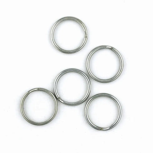 16mm Metal Alloy Split Rings (available in 2 colours)