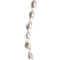 18mm Oblong Dimpled Pearl Strung Beads