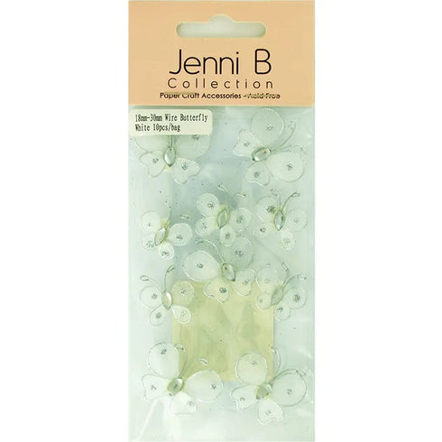 18mm & 30mm Wire Butterfly (available in 4 colours)