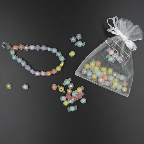 Frosted Lolly Shape Beads