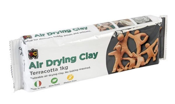 1Kg Terracotta Air Drying Modelling Clay