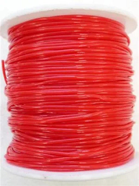 1.5mm Red Colour Plastic Tubing