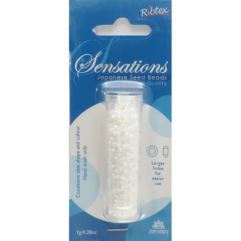 2.2mm White AB Colour Toho Seed Beads