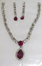 Pink Necklace & Earring Beads Jewellery