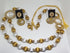 White & Gold Handmade Necklace & Earring Silk Thread Jewellery