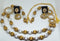 White & Gold Handmade Necklace & Earring Silk Thread Jewellery