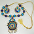 Blues Handmade Necklace & Earring Silk Thread Jewellery