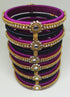 Handmade Bangle Silk Thread Jewellery (in 2 colours)