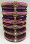 Handmade Bangle Silk Thread Jewellery (in 2 colours)