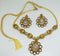 Gold Handmade Necklace & Earring Silk Thread Jewellery