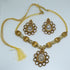 Gold Handmade Necklace & Earring Silk Thread Jewellery