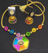 Multicolour Handmade Necklace & Earring Silk Thread Jewellery