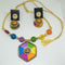 Multicolour Handmade Necklace & Earring Silk Thread Jewellery