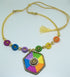 Multicolour Handmade Necklace & Earring Silk Thread Jewellery