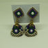 Violet & Green Handmade Necklace & Earring Silk Thread Jewellery