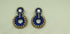 Blue Handmade Silk Thread Earring Jewellery