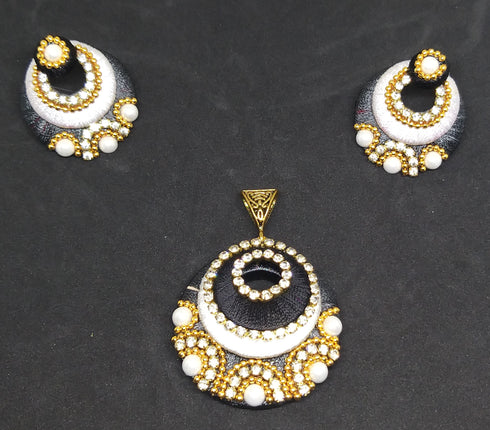 Handmade Pendant & Earring Silk Thread Jewellery