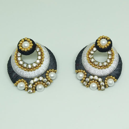 Handmade Pendant & Earring Silk Thread Jewellery