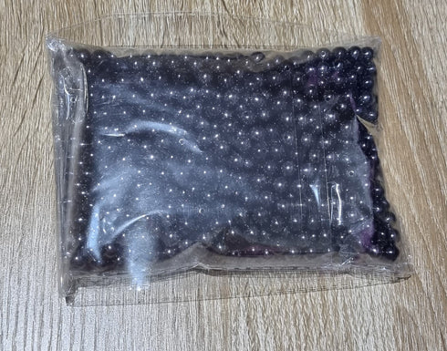 215g Shiny Black Colour Beads