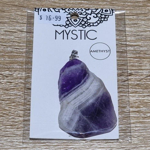 Amethyst Mystic Crystal Pendant