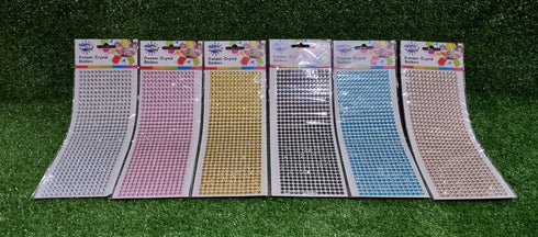 Single Colour Crystal Rhinestones Sticker (available in 6 colours)