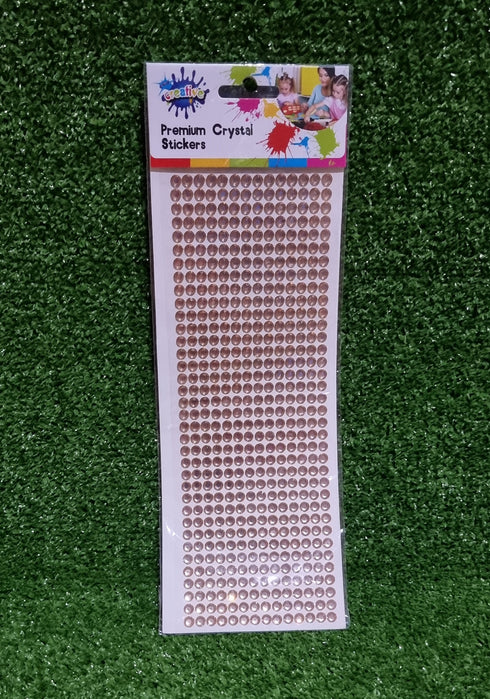 Single Colour Crystal Rhinestones Sticker (available in 6 colours)
