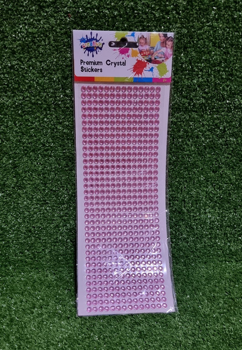 Single Colour Crystal Rhinestones Sticker (available in 6 colours)