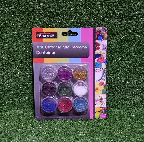 9PK Glitters in Mini Containers
