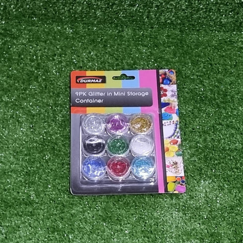 9PK Glitters in Mini Containers