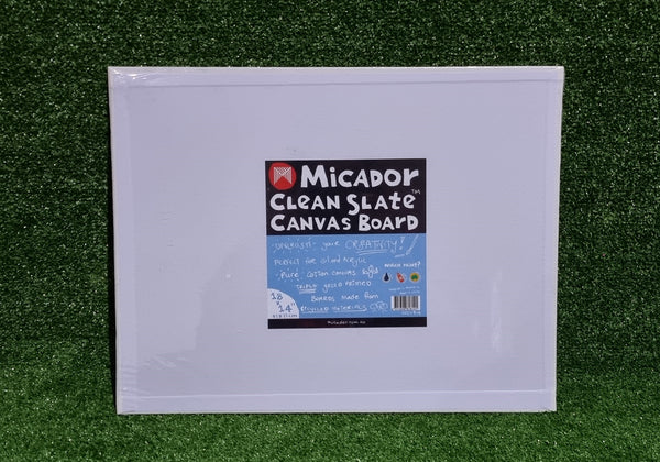 18inch x 14inch Micador Slate Canvas Board
