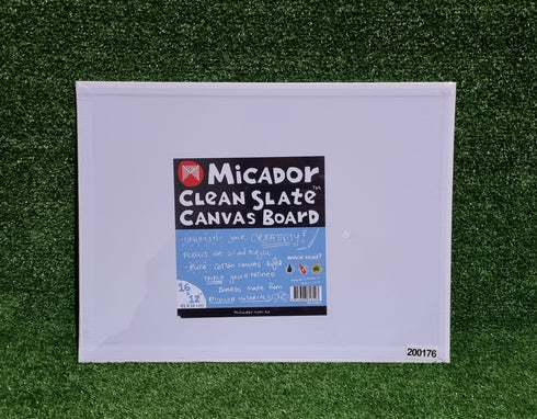 16inch x 12inch Micador Slate Canvas Board