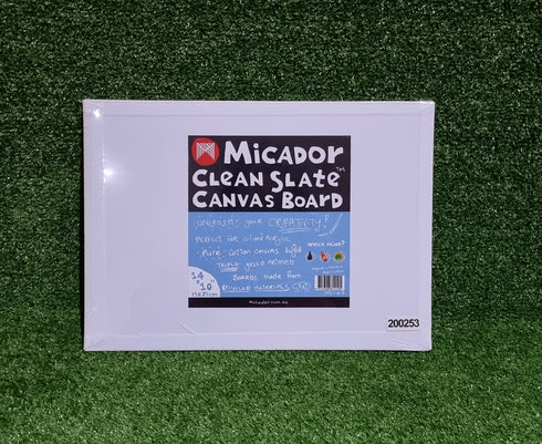 14inch x 10inch Micador Slate Canvas Board